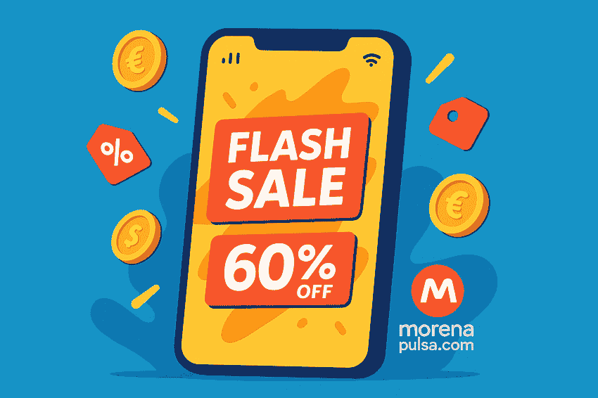 Morena Pulsa Flash Sale, Promo Pulsa Murah Nggak Biasa